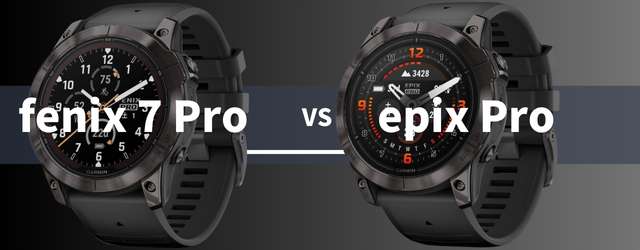 fenix 7 Proとepix Proの比較