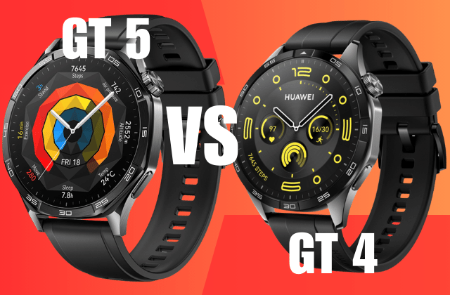 HUAWEI WATCH GT 5とGT 4の比較