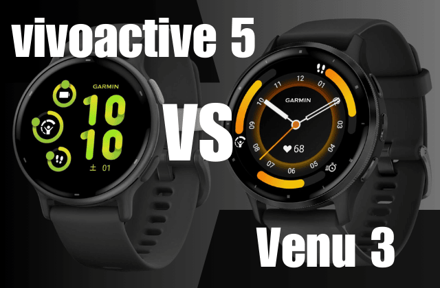 vivoactive5とvenu3の比較